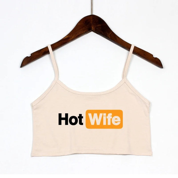 Damern Crop-Top med moderna tryck och justerbara remmar Mirla-Eva Jonsson