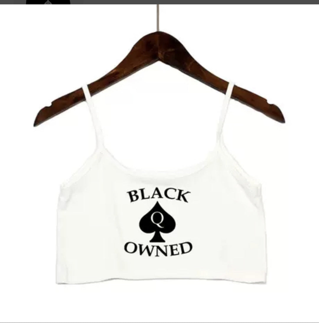 Damern Crop-Top med moderna tryck och justerbara remmar Mirla-Eva Jonsson