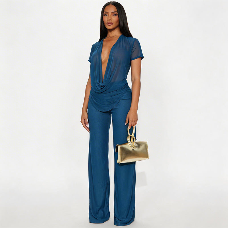 Damern Elegant Oversized-Outfit i flödande material Mirla-Eva Jonsson