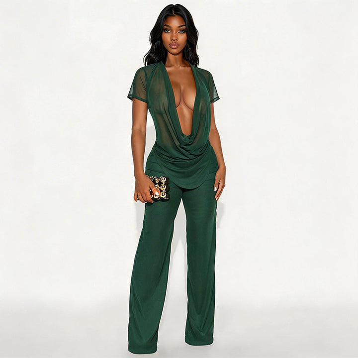 Damern Elegant Oversized-Outfit i flödande material Mirla-Eva Jonsson