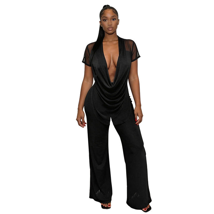 Damern Elegant Oversized-Outfit i flödande material Mirla-Eva Jonsson