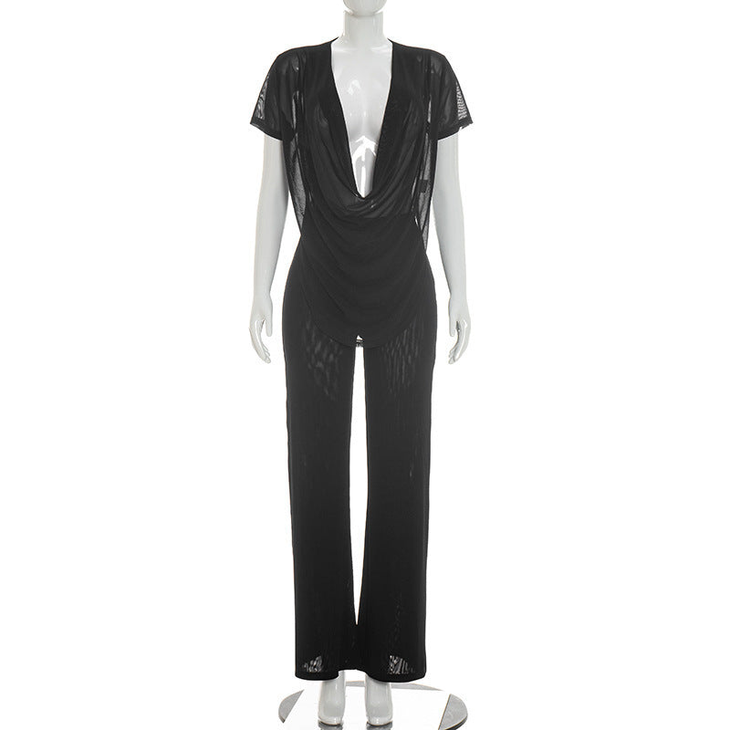 Damern Elegant Oversized-Outfit i flödande material Mirla-Eva Jonsson