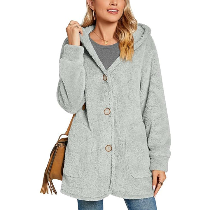Damern Fuzzy Hooded Kappa Eva Jonsson-Eva Jonsson