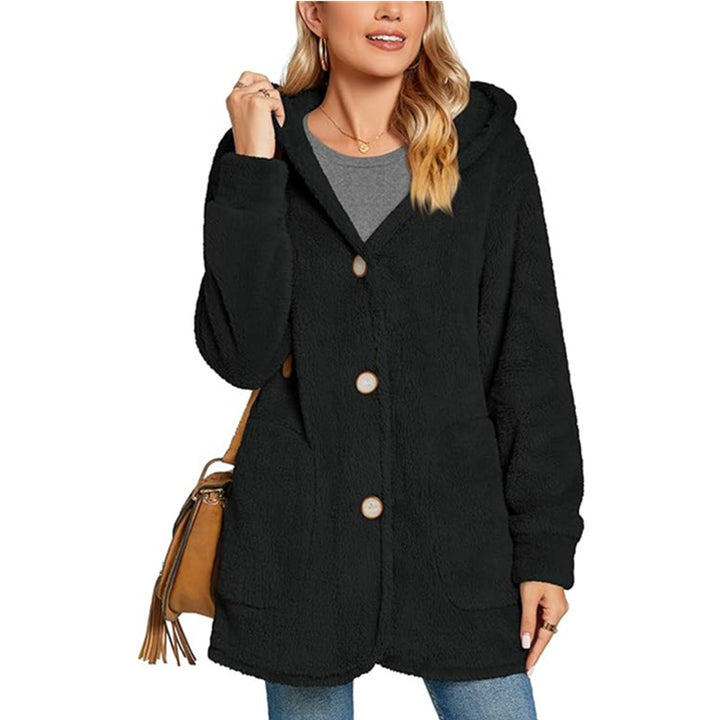 Damern Fuzzy Hooded Kappa Eva Jonsson-Eva Jonsson