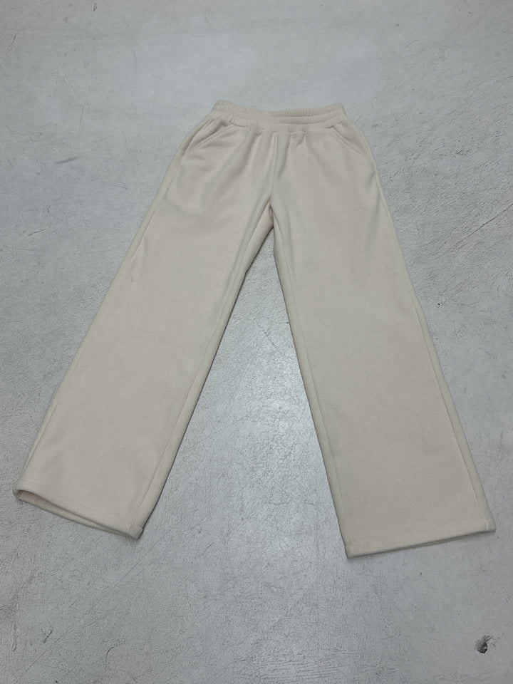 Damern Fuzzy Joggingbyxor med elastisk midja och sidofickor Mirla-Eva Jonsson