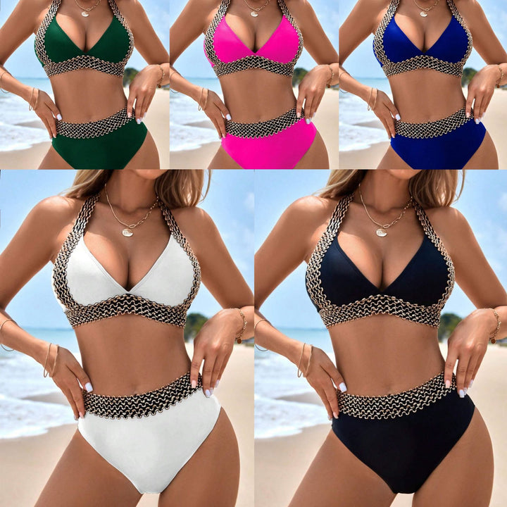 Damern Hög midje Bikini med elegant ringdetalj Mirla-Eva Jonsson