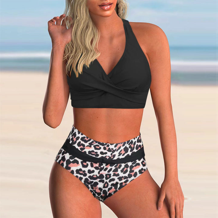 Damern Högskuren Bikiniset med elegant Wrap-top och Komfortlinning Mirla-Eva Jonsson