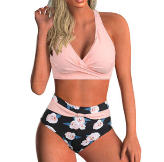 Damern Högskuren Bikiniset med elegant Wrap-top och Komfortlinning Mirla-Eva Jonsson