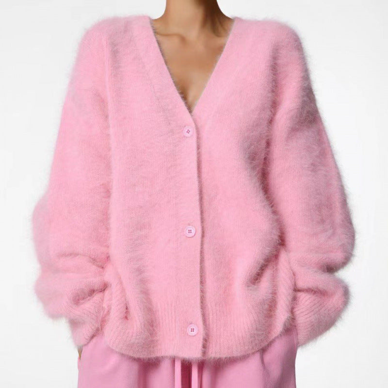 Damern Mjuk Oversized Kofta Mirla-Eva Jonsson