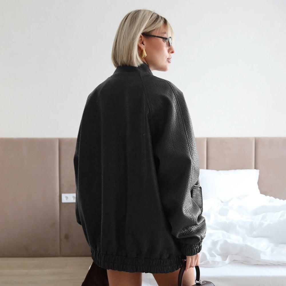 Damern Mode Skinnjacka med elastiska ärmar och praktiska fickor Mirla-Eva Jonsson
