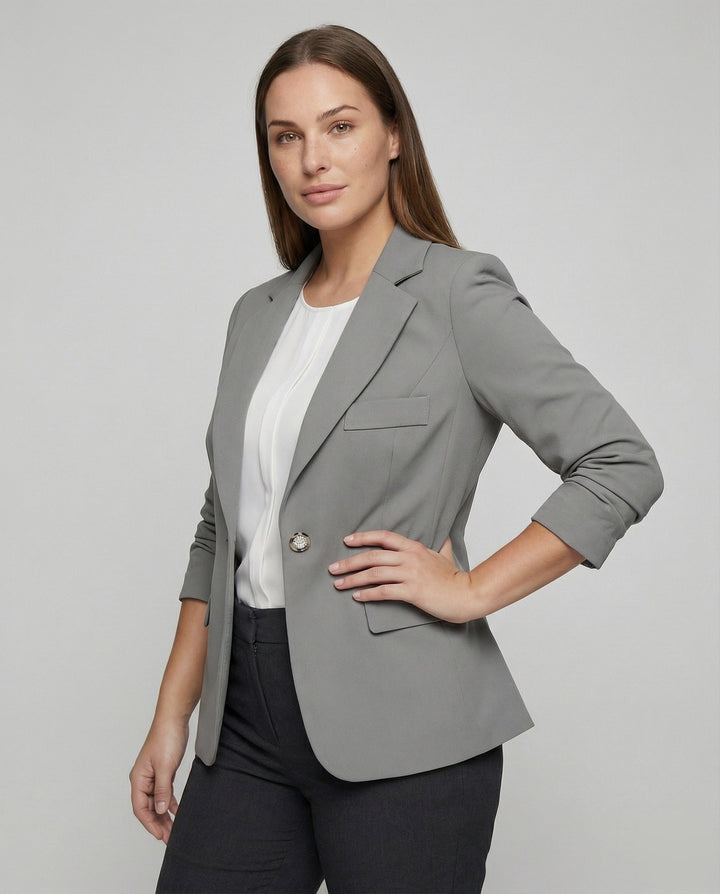 Damern Souverän Tailorerad Affärsblazer-Eva Jonsson