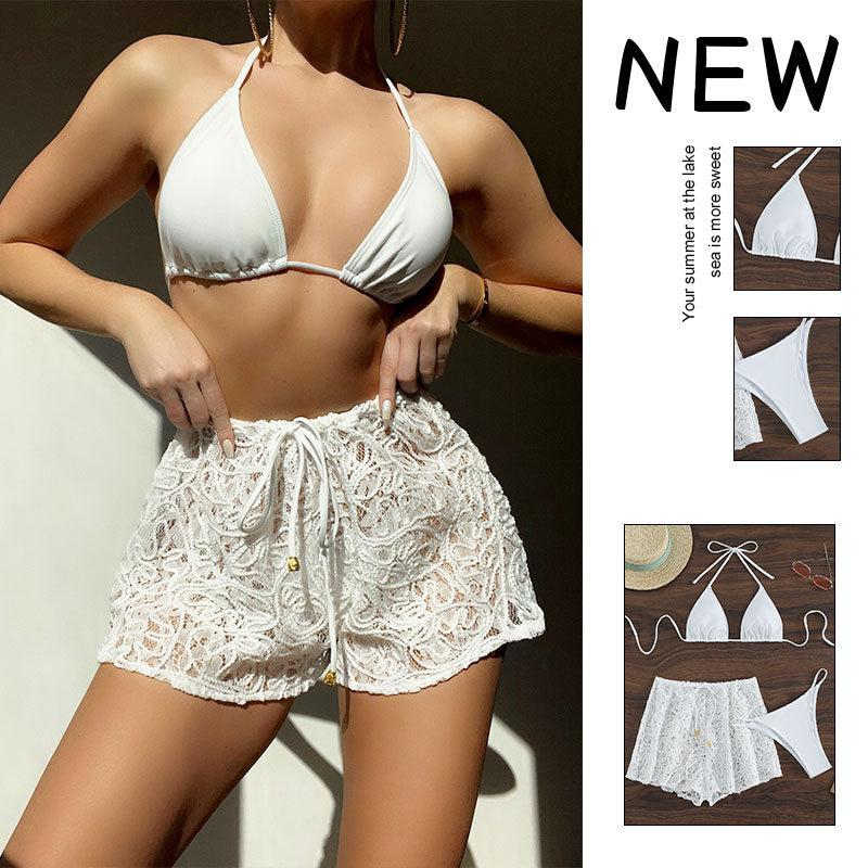 Damern Spets Strandshorts Mirla-Eva Jonsson