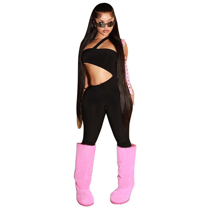 Damern Sportigt Set med Crop-Top och Leggings Mirla-Eva Jonsson