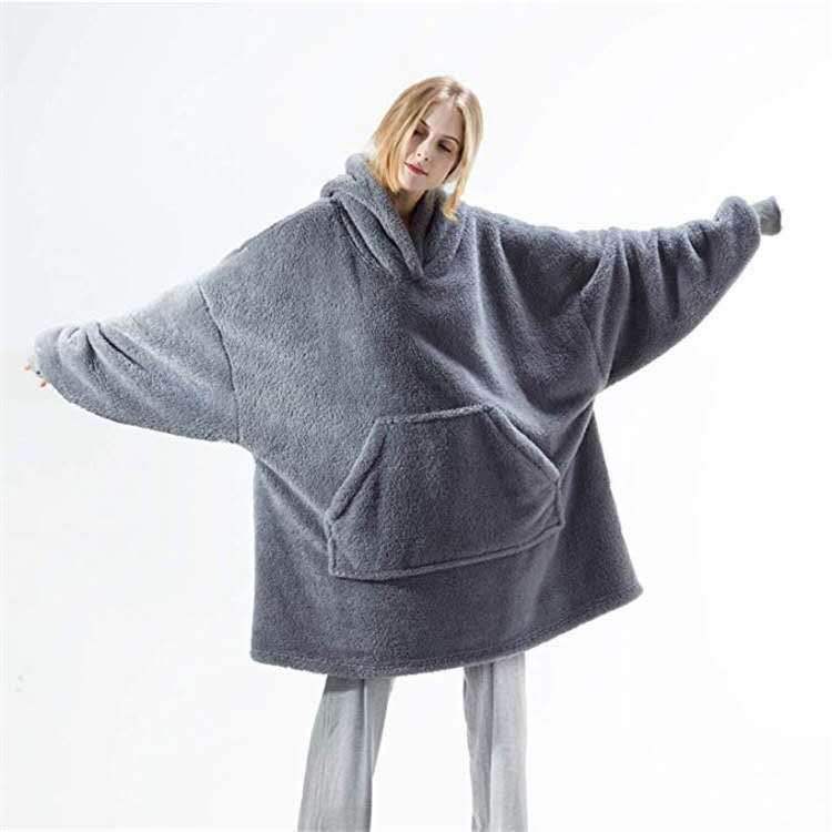 Damern Stor Hoodie med mysigt fleece och praktiska fickor Mirla-Eva Jonsson