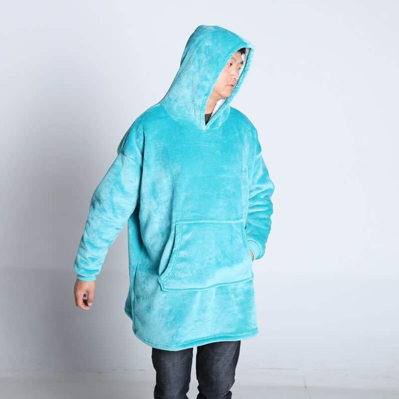 Damern Stor Hoodie med mysigt fleece och praktiska fickor Mirla-Eva Jonsson