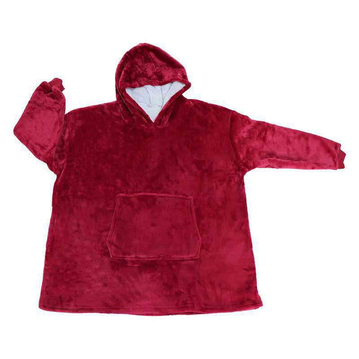 Damern Stor Hoodie med mysigt fleece och praktiska fickor Mirla-Eva Jonsson