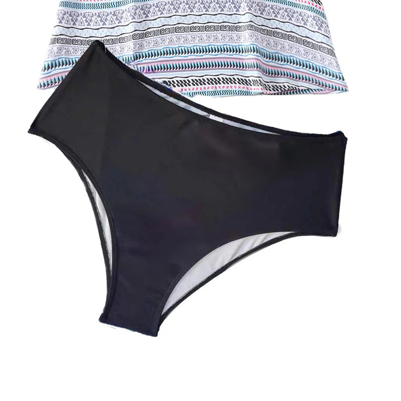 Damern Tankini-set med modernt mönster och bekväm passform Mirla-Eva Jonsson
