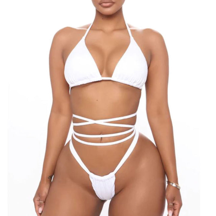 Damern Triangel-Bikini-set med raffinerade snördetaljer Mirla-Eva Jonsson