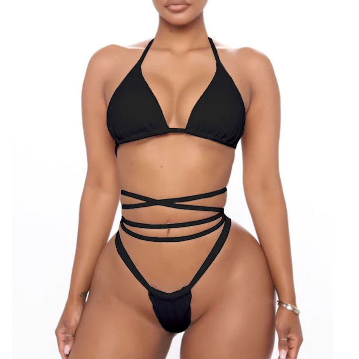 Damern Triangel-Bikini-set med raffinerade snördetaljer Mirla-Eva Jonsson