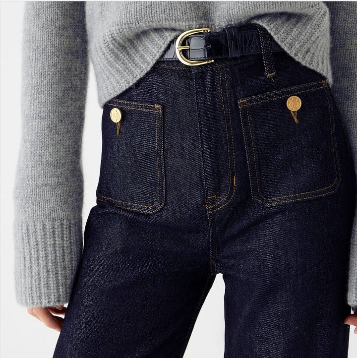 Damern Vida Bekväma Jeans med hög midja Mirla-Eva Jonsson