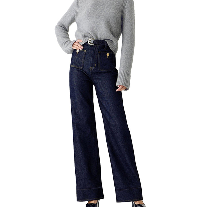 Damern Vida Bekväma Jeans med hög midja Mirla-Eva Jonsson