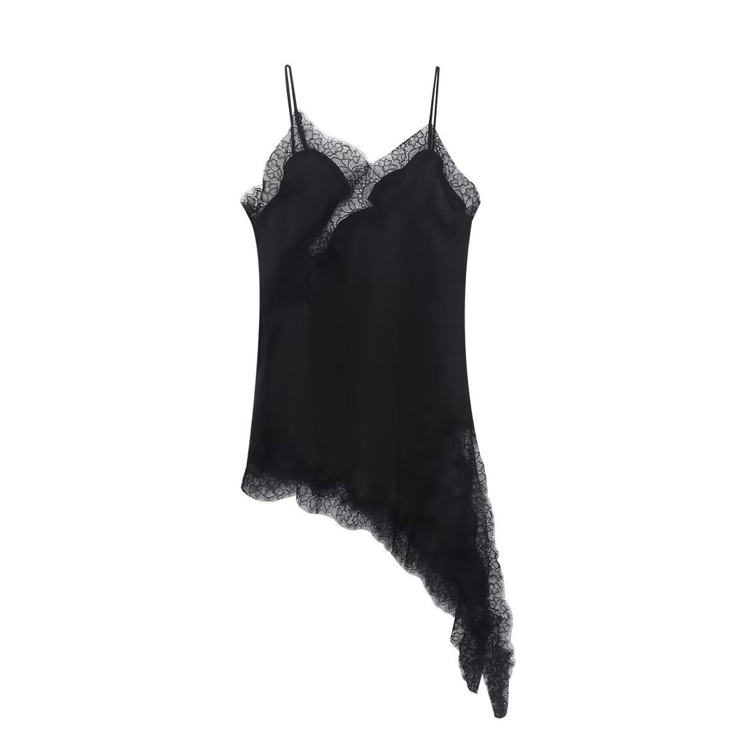 Damern asymmetrisk spaghetti-top Mirla-Eva Jonsson