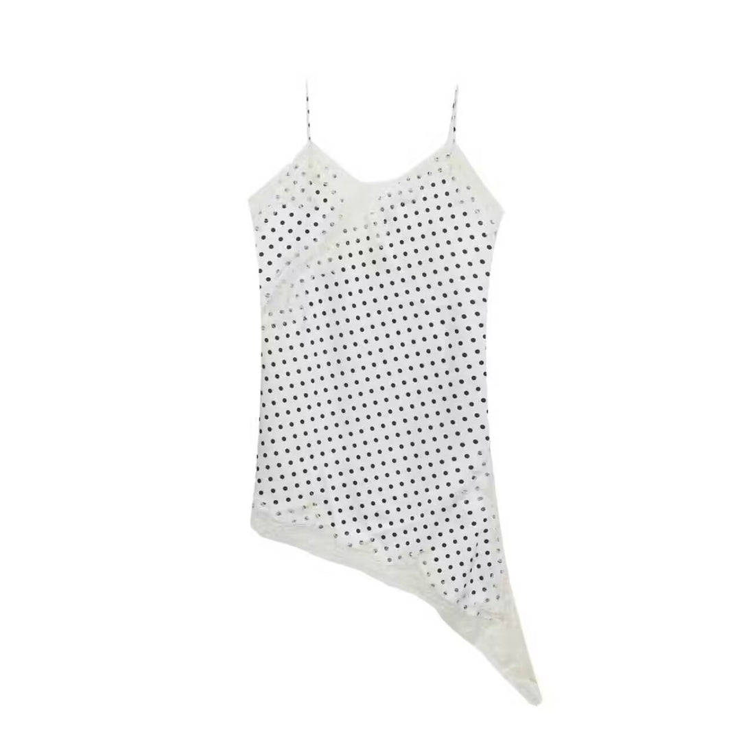 Damern asymmetrisk spaghetti-top Mirla-Eva Jonsson