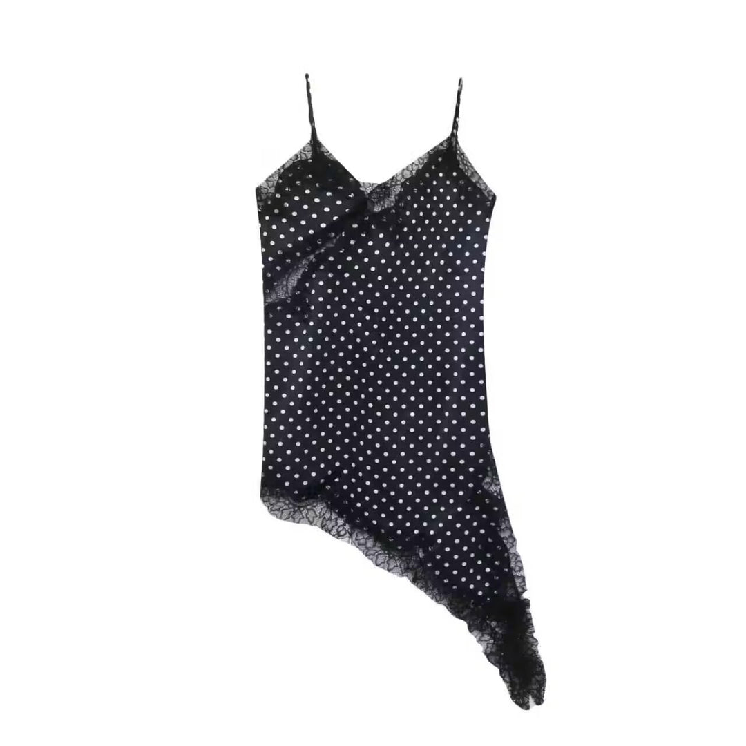 Damern asymmetrisk spaghetti-top Mirla-Eva Jonsson