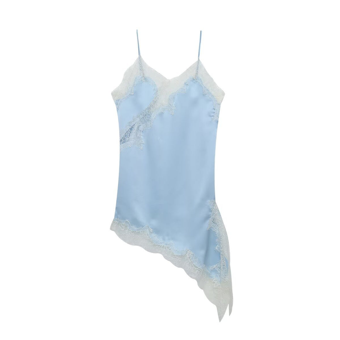 Damern asymmetrisk spaghetti-top Mirla-Eva Jonsson