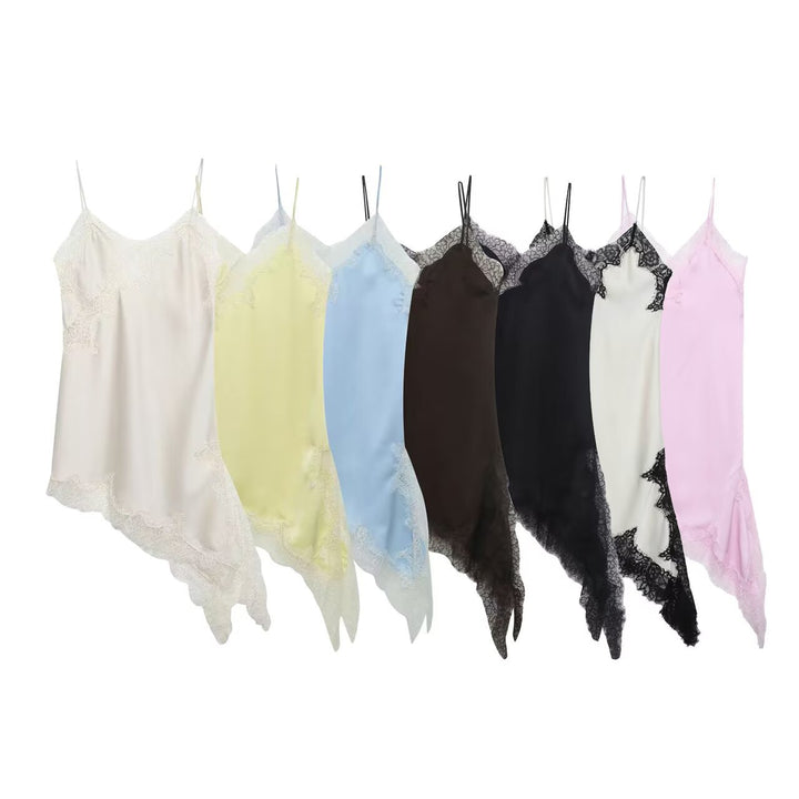 Damern asymmetrisk spaghetti-top Mirla-Eva Jonsson