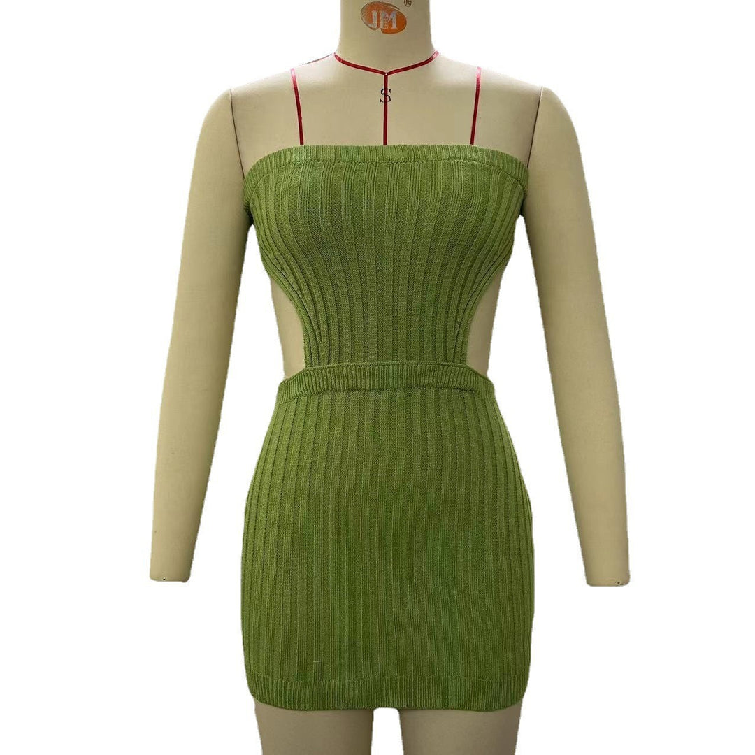 Damern åtsittande mini-klänning med cut-out-detaljer Mirla-Eva Jonsson