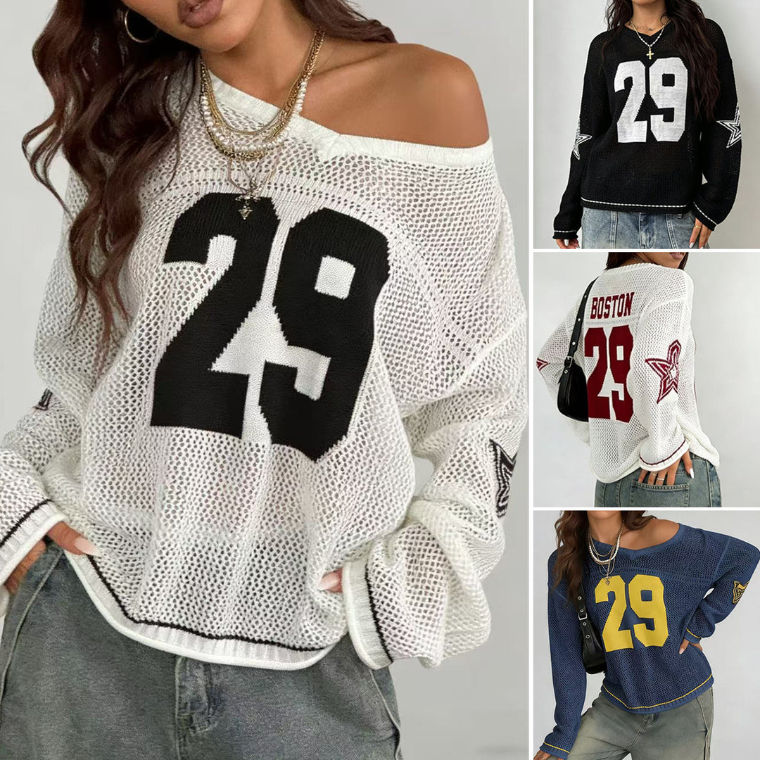 Damern avslappnad oversized hoodie med grafiskt mönster Mirla-Eva Jonsson