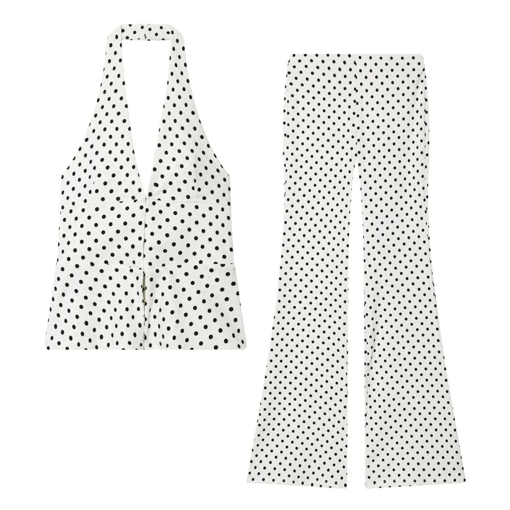 Damern byxor med grafisk pricken design Mirla-Eva Jonsson
