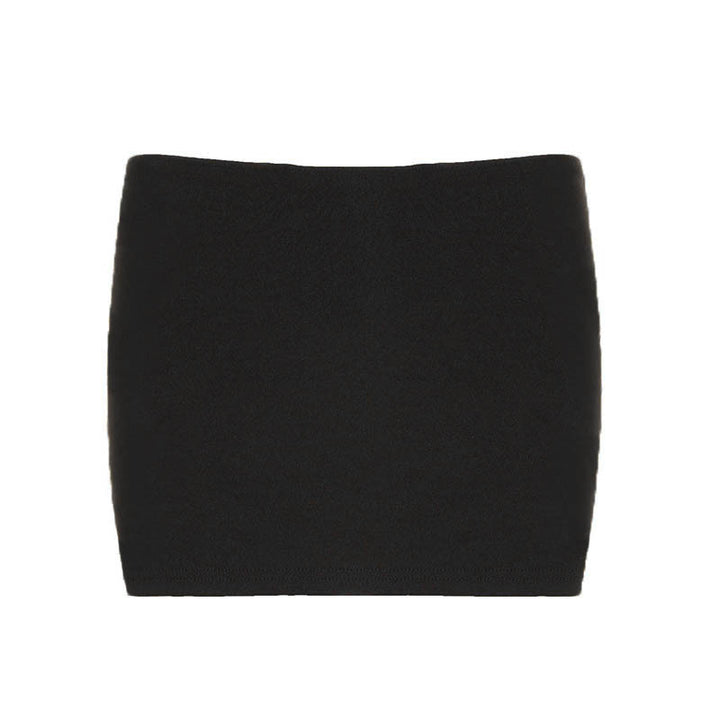 Damern elegant mini kjol i högkvalitativt jersey-material med elastisk midja Mirla-Eva Jonsson