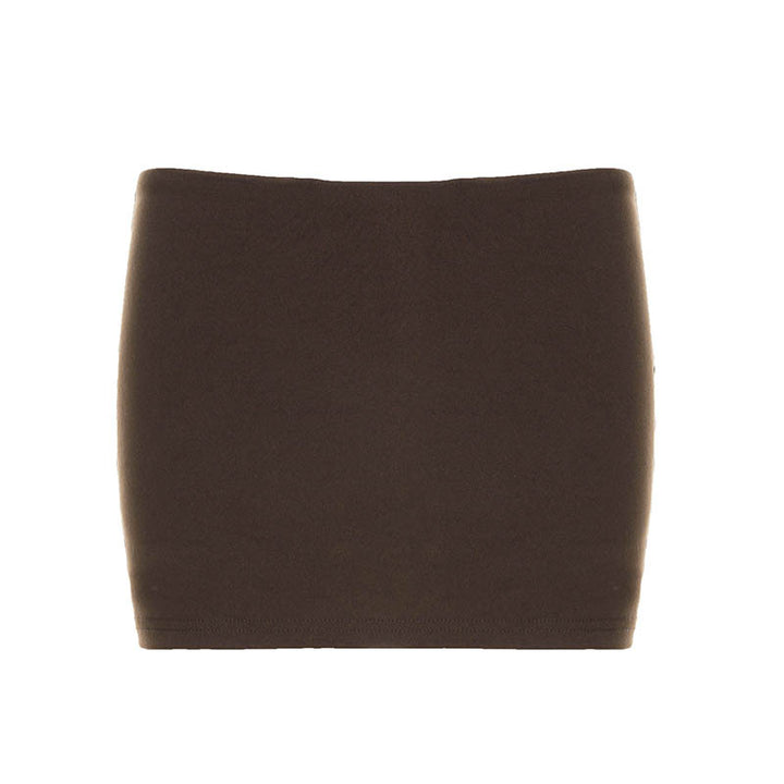 Damern elegant mini kjol i högkvalitativt jersey-material med elastisk midja Mirla-Eva Jonsson