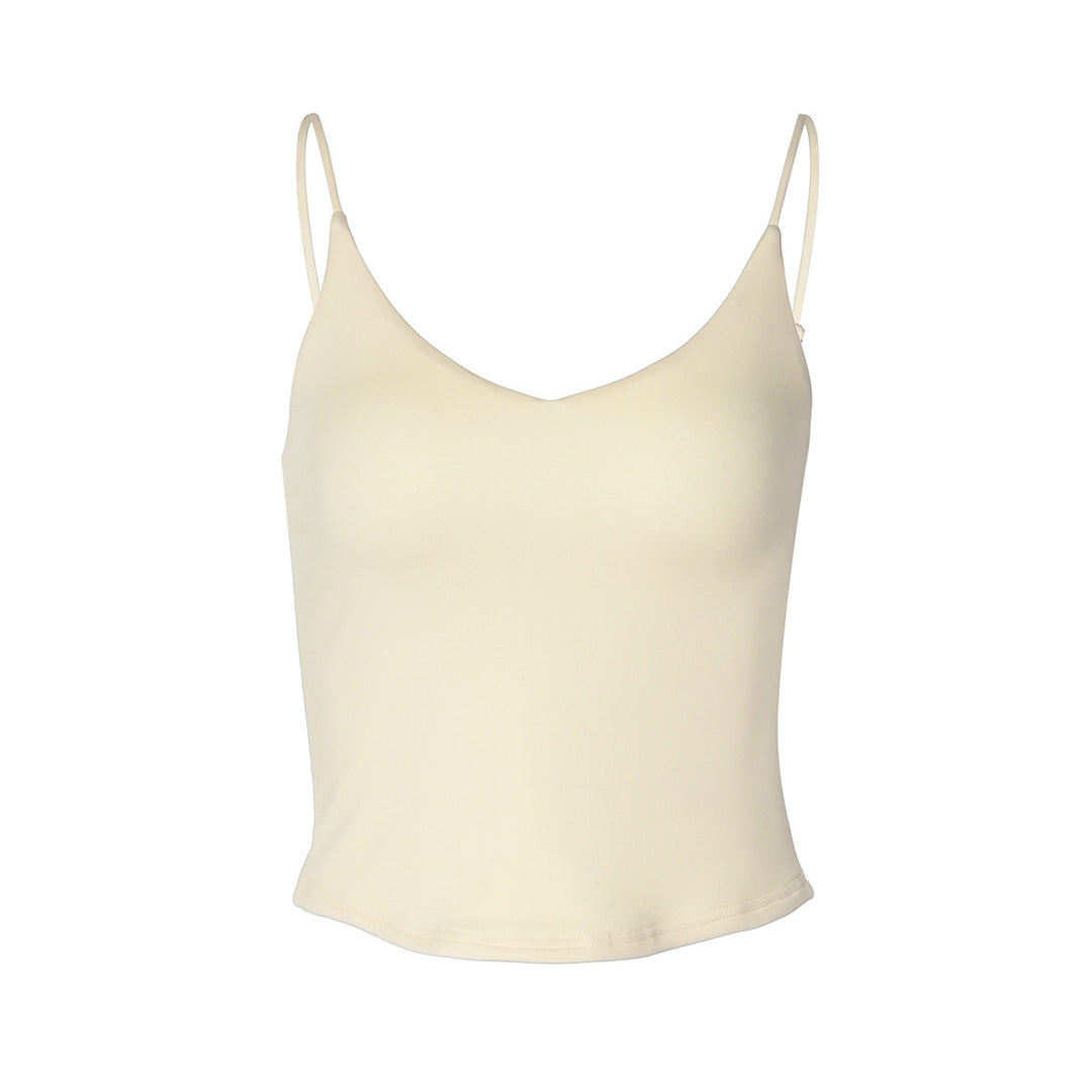 Damern funktions-tanktopp med justerbara spaghettiband och fyrkantig halsringning Mirla-Eva Jonsson