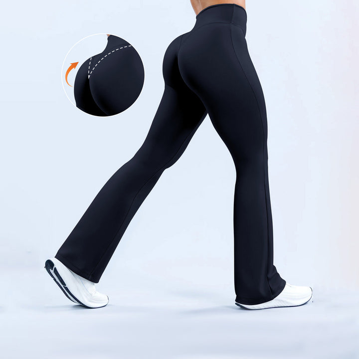 Damern höga yogabyxor med armbågsdesign och figursydd passform Mirla-Eva Jonsson