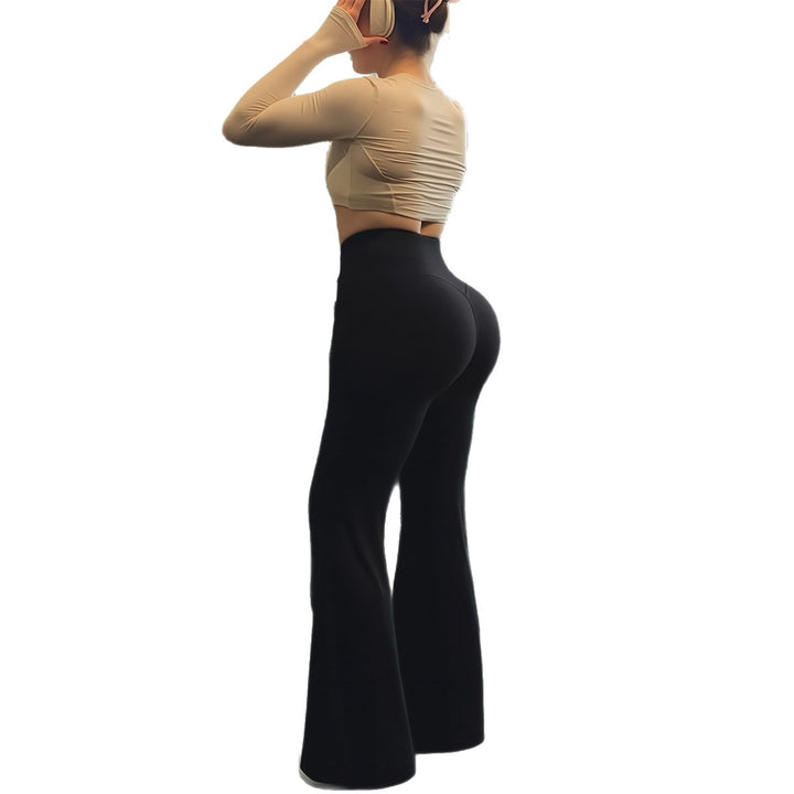 Damern höga yogabyxor med armbågsdesign och figursydd passform Mirla-Eva Jonsson