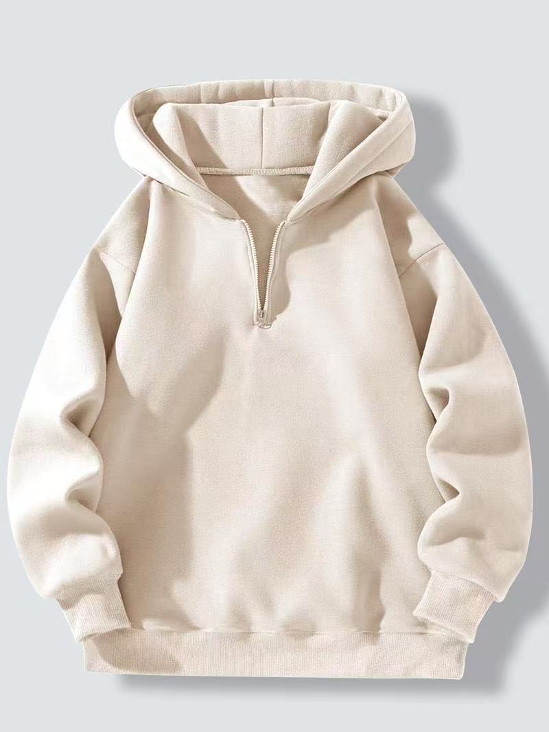 Damern hoodie med hög krage och genomgående dragkedja Eva Jonsson-Eva Jonsson