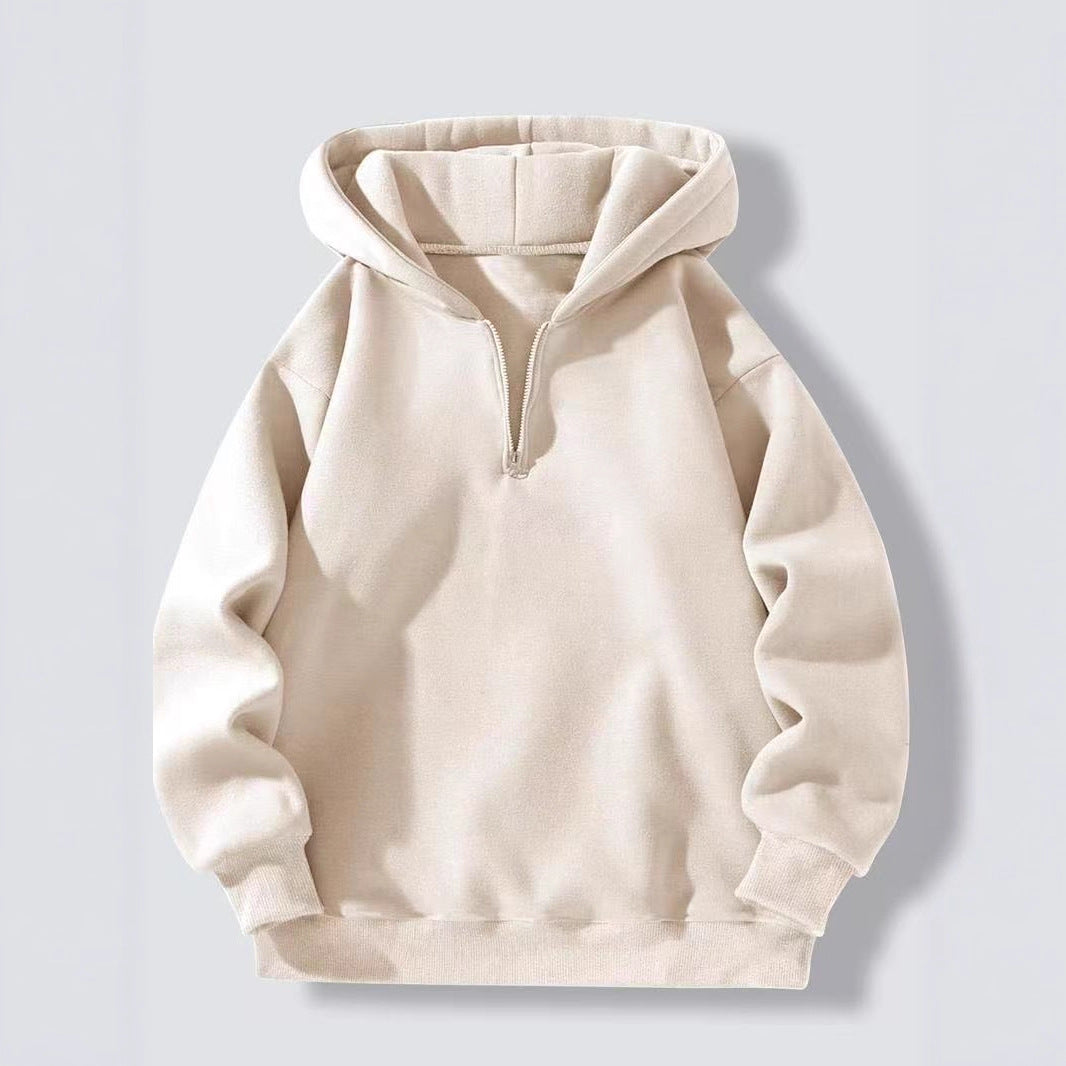 Damern hoodie med hög krage och genomgående dragkedja Mirla-Eva Jonsson