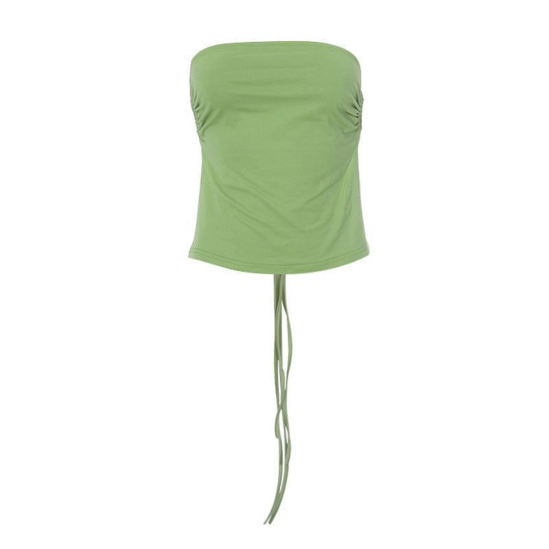 Damern linne med elastisk skärning och moderiktig draperingseffekt Mirla-Eva Jonsson