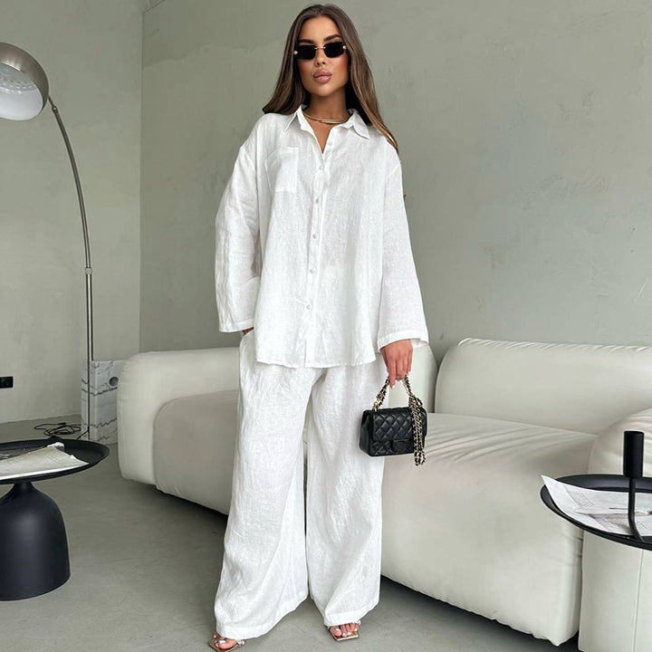 Damern luftig Loungewear-set med vid passform Mirla-Eva Jonsson