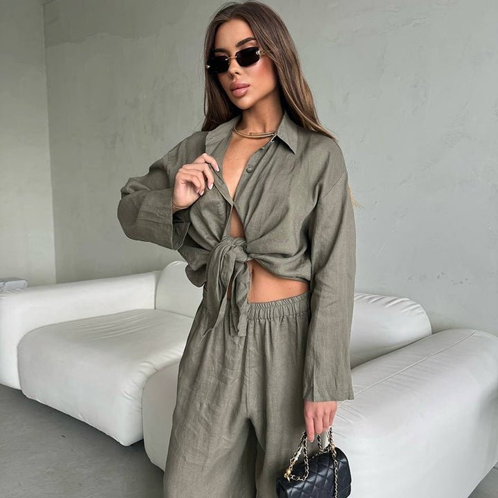 Damern luftig Loungewear-set med vid passform Mirla-Eva Jonsson