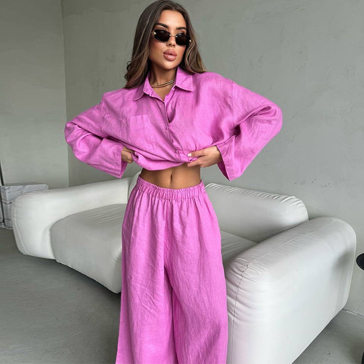 Damern luftig Loungewear-set med vid passform Mirla-Eva Jonsson