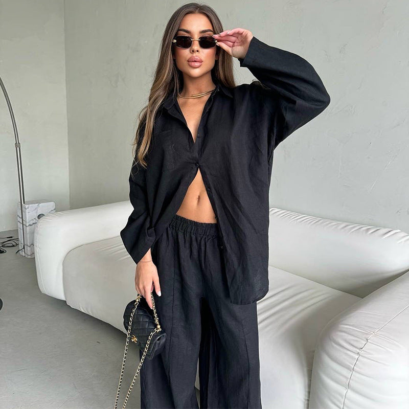 Damern luftig Loungewear-set med vid passform Mirla-Eva Jonsson