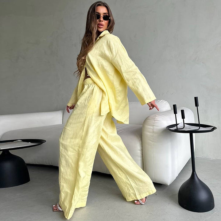Damern luftig Loungewear-set med vid passform Mirla-Eva Jonsson