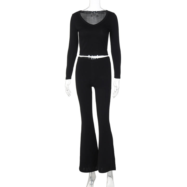 Damern mode jumpsuit med avslappnad skärning och mjukt material Mirla-Eva Jonsson