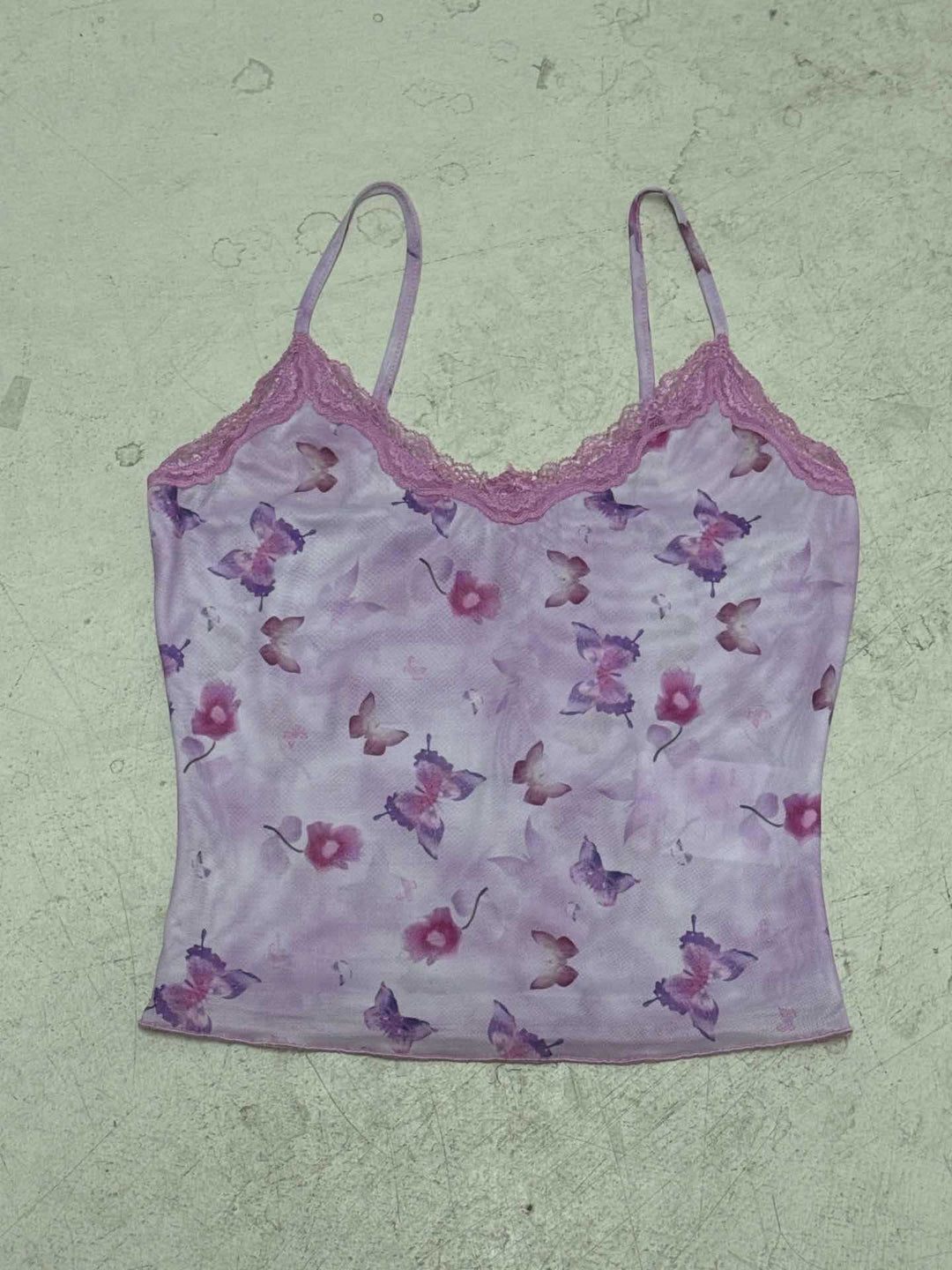 Damern spetstopp med floral design Mirla-Eva Jonsson