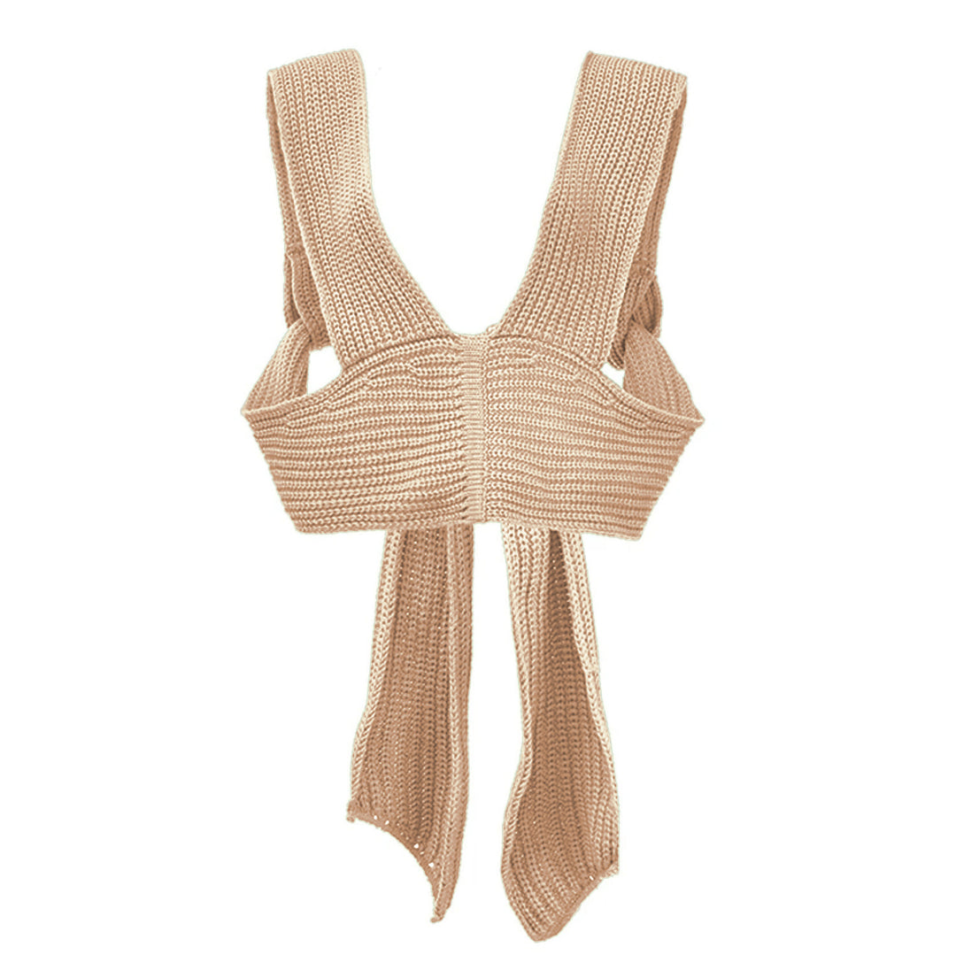 Damern stickad crop-top med raffinerade ryggdetaljer Mirla-Eva Jonsson