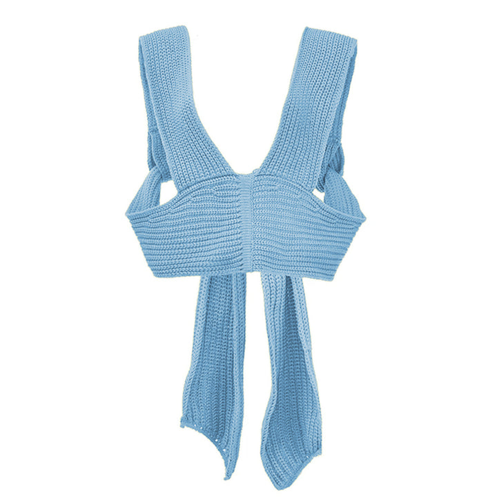 Damern stickad crop-top med raffinerade ryggdetaljer Mirla-Eva Jonsson